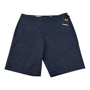 Under Armour Storm Men's Golf Shorts 36 Blue Vented 10" Inseam NWT‎
